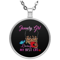 January Girl Living My Best Life Black Girl